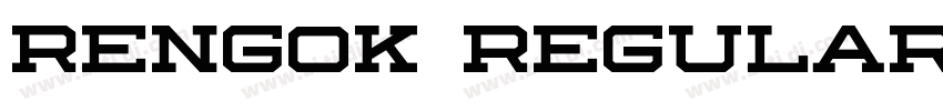 Rengok Regular字体转换